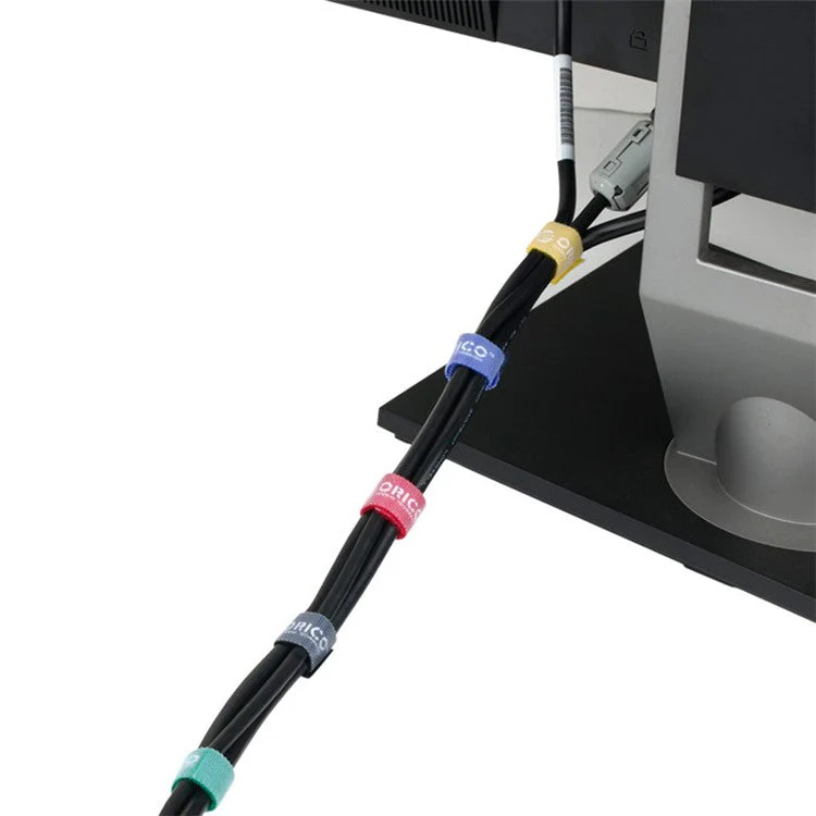 ORICO CBT-1S  Cable Tie Reusable Dividable Wire Management Bands 1m/3.3ft - Red - Image 6